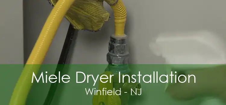 Miele Dryer Installation Winfield - NJ