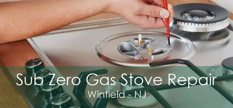 Sub Zero Gas Stove Repair Winfield - NJ